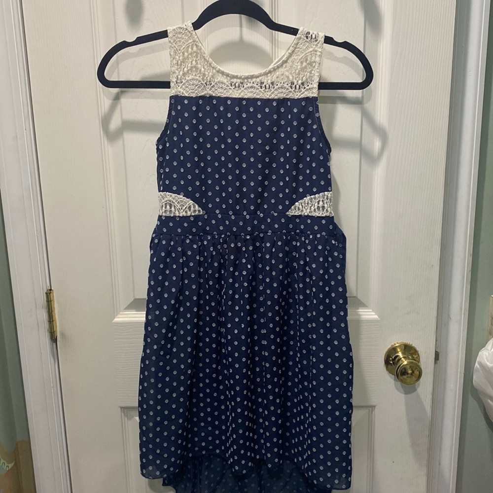 Blue and white children’s dress